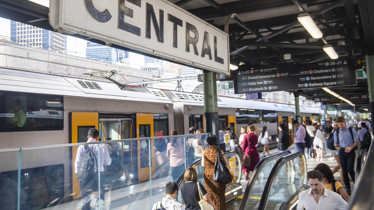 Commuters at central station as a proposed train dispute rolls out this week. Picture: Jeremy Piper