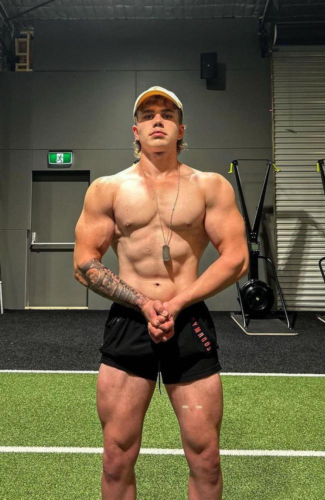 The Mercury's best gym buff 2024: Isaac Pederson. Picture: Instagram/@isaacpedersen_fitpro