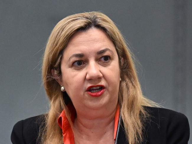 BRISBANE, AUSTRALIA - NewsWire Photos - AUGUST 16, 2022.Queensland Premier Annastacia Palaszczuk speaks during Question Time at Queensland Parliament House in Brisbane.Picture: NCA NewsWire / Dan Peled