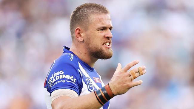 Dufty joined the Bulldogs from the Dragons this season. (Photo by Mark Kolbe/Getty Images)