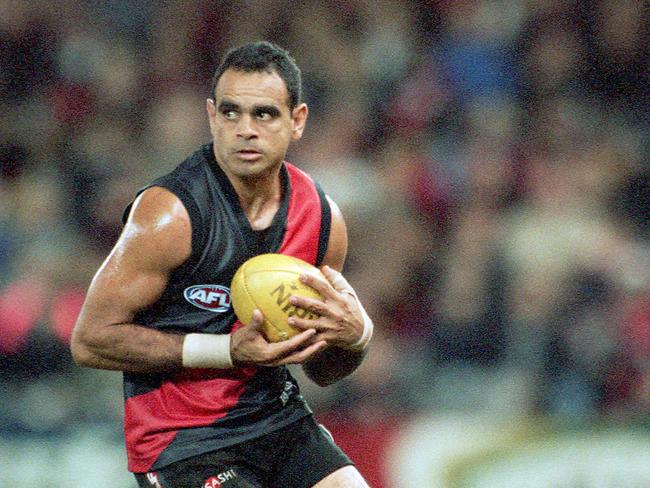 Footballing great Michael Long went on to play 190 memorable games with AFL club Essendon