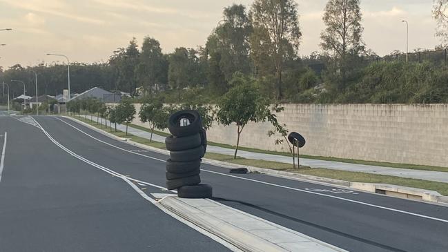 Cunningham Drive Pimpama has become a regular hooning spot according to locals.