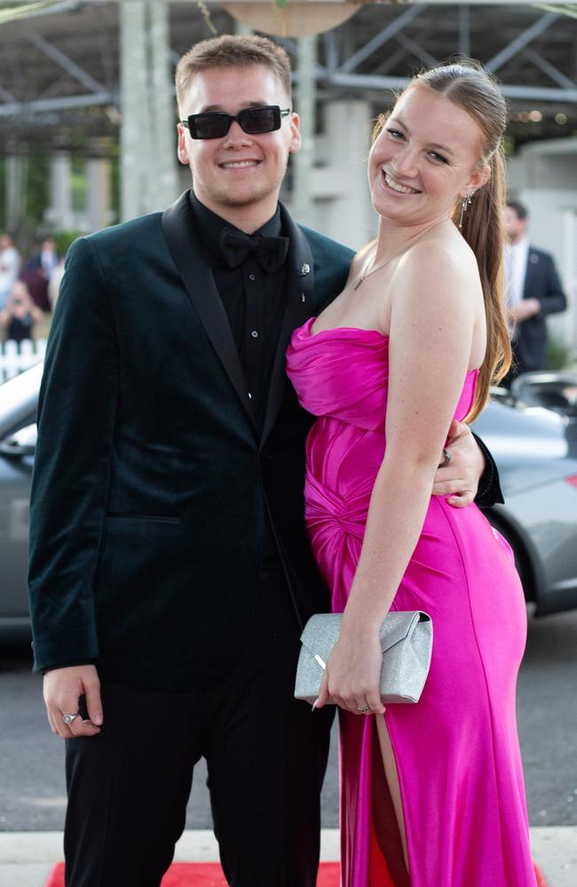 Toby Joshua and Livie Williams at the Caloundra State High School formal 2024.