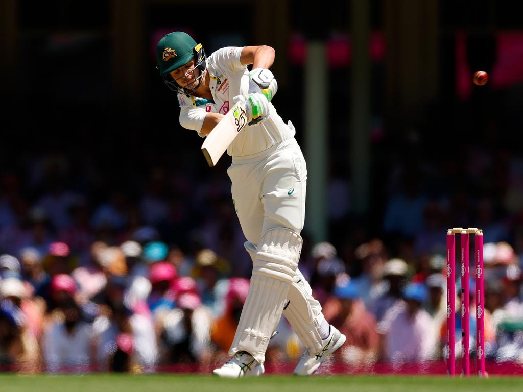 Sam Konstas has already won over his teammates in the Test side after dropping a nuke on the India series. (Photo by Darrian Traynor/Getty Images)