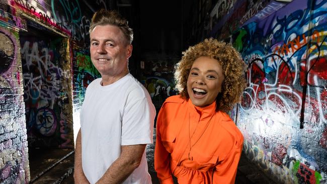 Sneaky Sound System’s Connie Mitchell and Angus McDonald will headline the Parramatta NYE celebration. Picture: Jason Edwards