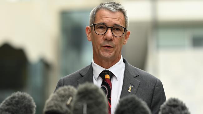 Shane Drumgold has stood by his belief that there were reasonable prospects of securing a conviction in the Lehrmann case. Picture: Martin Ollman