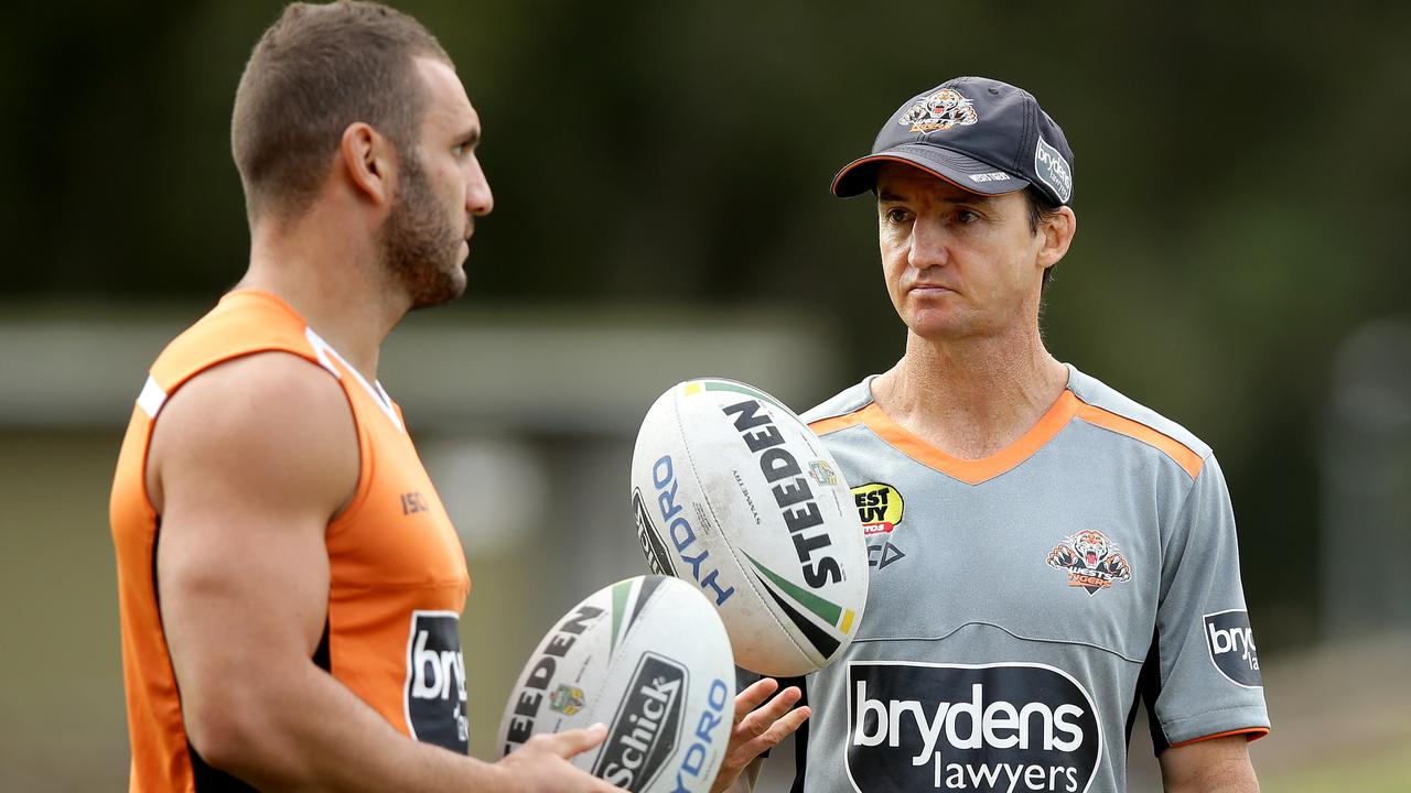 Robbie Farah and Jason Taylor during their time together at the Tigers.