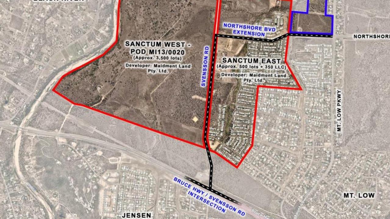Svensson Rd will be connected to the Bruce Highway.