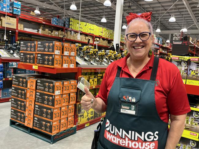 Bunnings Hervey Bay complex manager Jackie Roberts at the new store.