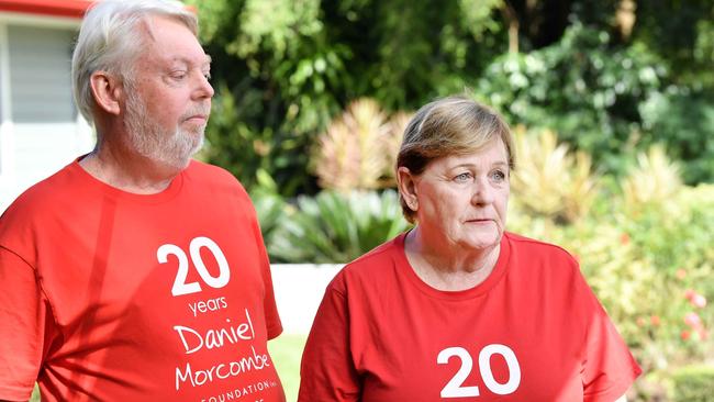 Bruce and Denise Morcombe have a powerful message to victims. “You are incredibly important. Don’t waste your pain. Tell somebody else.’’ Picture: Patrick Woods.