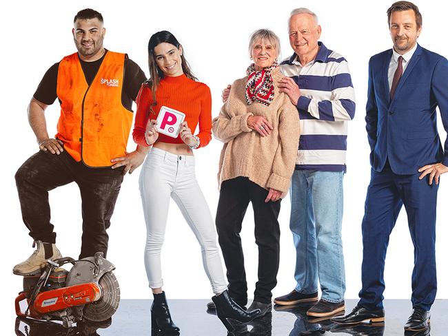 NSW drivers: Plumber Jon Tsingolis, 19-year-old P-plater Veronica Tannous, 79-year-old Velda McGee, 76-year-old Graham Huddy and businessman Steve Philp. Picture: Justin Lloyd