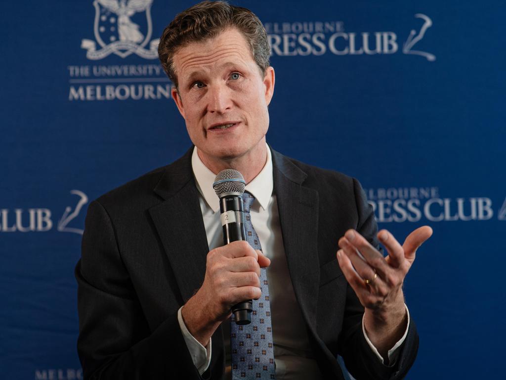 Seven West Media news boss Anthony De Ceglie is pitching for a new afternoon show. Photo: Emily Kulich/Melbourne Press Club.