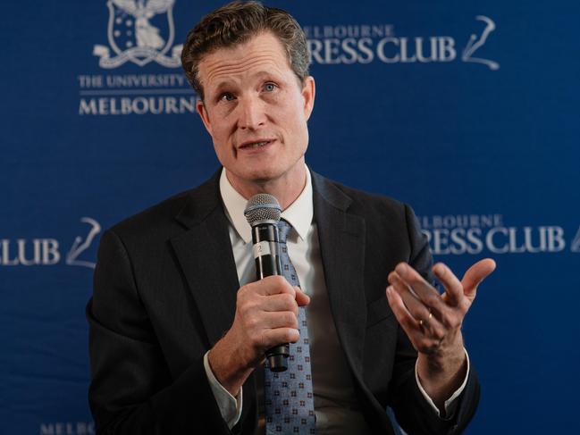 Seven West Media news boss Anthony De Ceglie is pitching for a new afternoon show. Photo: Emily Kulich/Melbourne Press Club.