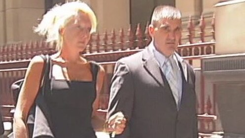 Nicola Gobbo with client Pasquale Barbaro arriving at court. Picture: ABC News