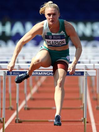 Sally Pearson struggled in her return to the track.