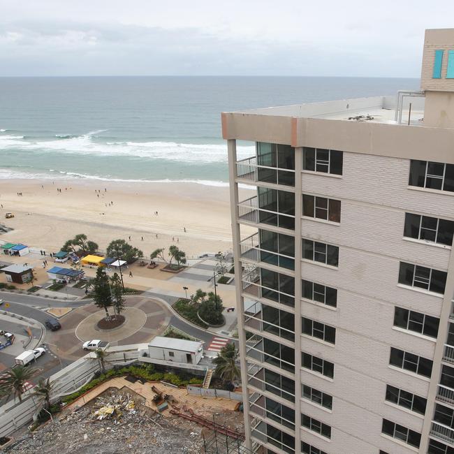 Demolition has begun on the Ikuka building and Billys Beach House sites in Surfers Paradise.