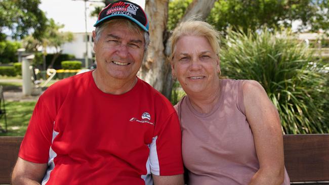 Tony and Marie Coleman at the Noosa Australia Day Festival at Lions Park Gympie Terrace, Noosaville on January 26, 2023. Picture: Katrina Lezaic