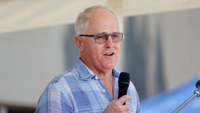 Mr Littleproud said former Prime Minister Malcolm Turnbull was ‘just trying to make an honest dollar’ with his new book, which was leaked online this weekend. Picture: Richard Dobson