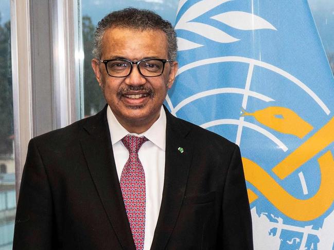 WHO Director-General Tedros Adhanom Ghebreyesus. Picture: AFP.