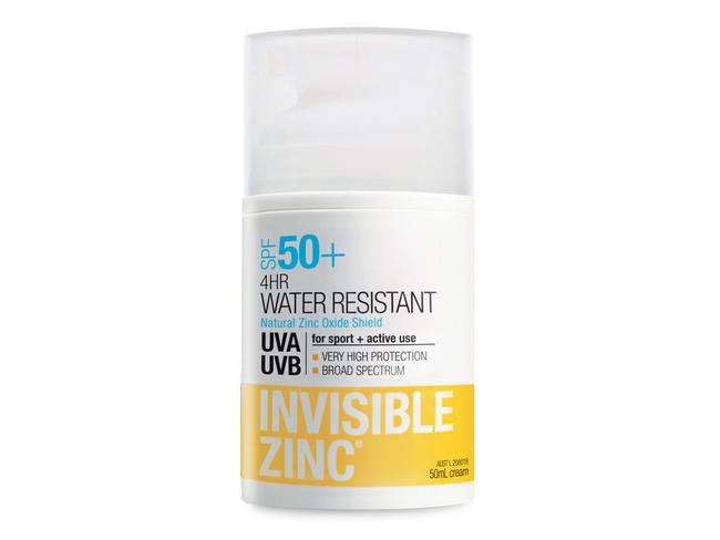 Elle MacPherson's sunscreen brand Invisible Zinc.