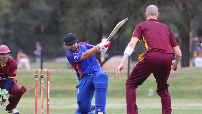 PENRITH PRESS/Sydney Shires Cricket, Ron Routley Oval, Concord.  First-grade game of cricket in the Sydney Shires Tournament, Burwood Briars vs Epping. (IMAGE / Angelo Velardo)