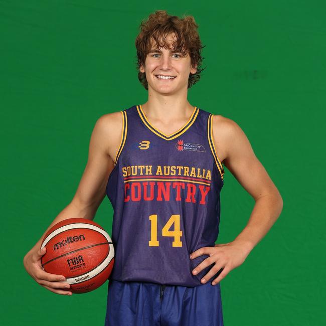 Barossa Valley under-18 boys’ star Louis Schell. Picture: Supplied, SA Country Basketball/AllStar Photos