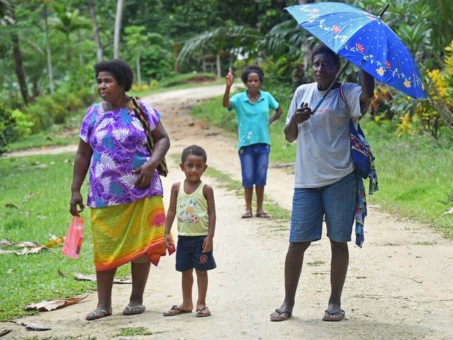 Of a total of around 200 villagers, 60 were employed at the massive detention centre. Picture: Brian Cassey