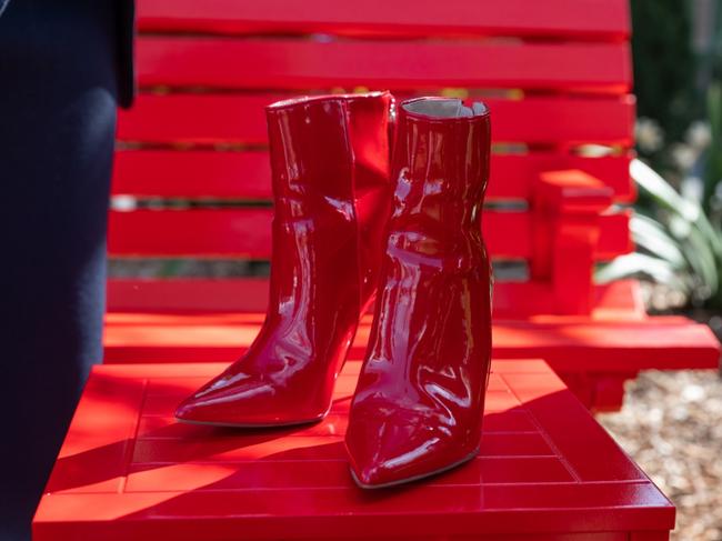 How red shoes are making more than a fashion statement