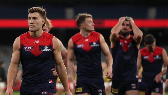 Melbourne enters its match against Gold Coast this weekend as favourites. That’s bound to draw the attention of punters. Picture: Graham Denholm/AFL Photos via Getty Images