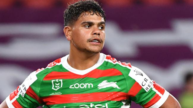 Latrell Mitchell struggled over the opening two rounds of the season. Picture: Darren England/AAP