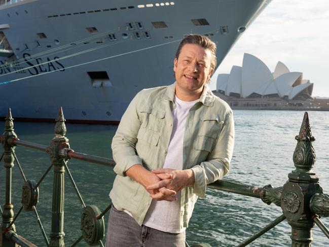 Jamie Oliver in Sydney.