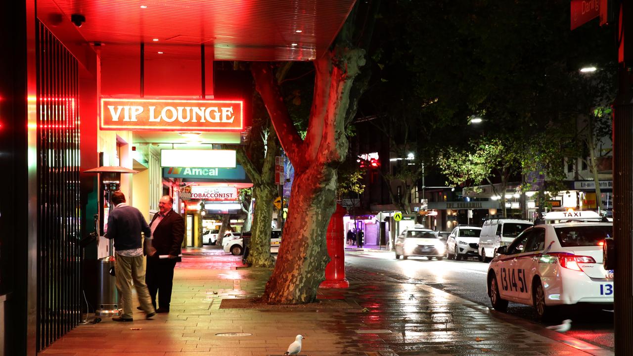 Since the lockout laws were introduced, the Kings Cross precinct has seen a decline in patrons to local businesses. Picture: Bill Hearne