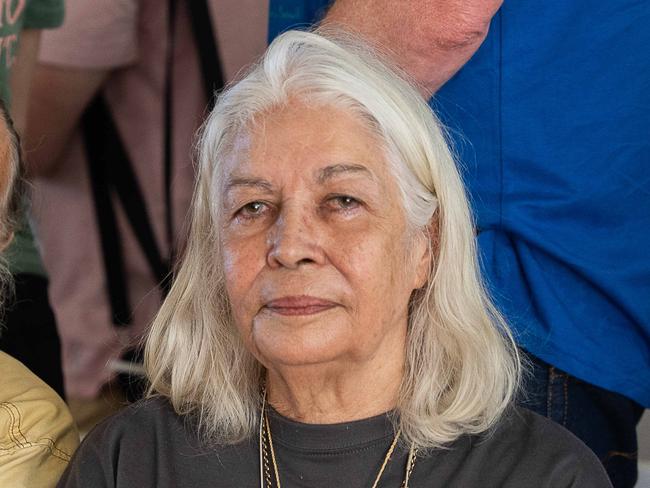 Jack Thompson and Marcia Langton at the Garma Festival 2023.Picture: Pema Tamang Pakhrin