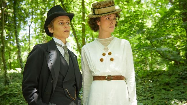 Denise Gough and Keira Knightley in Colette.