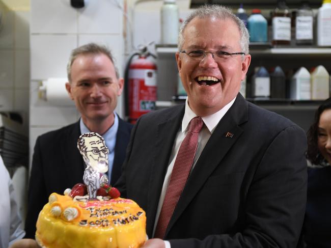 Prime Minister Scott Morrison will face a storm over the GST when he flies in for the Liberal Party’s State Council. Picture: AAP