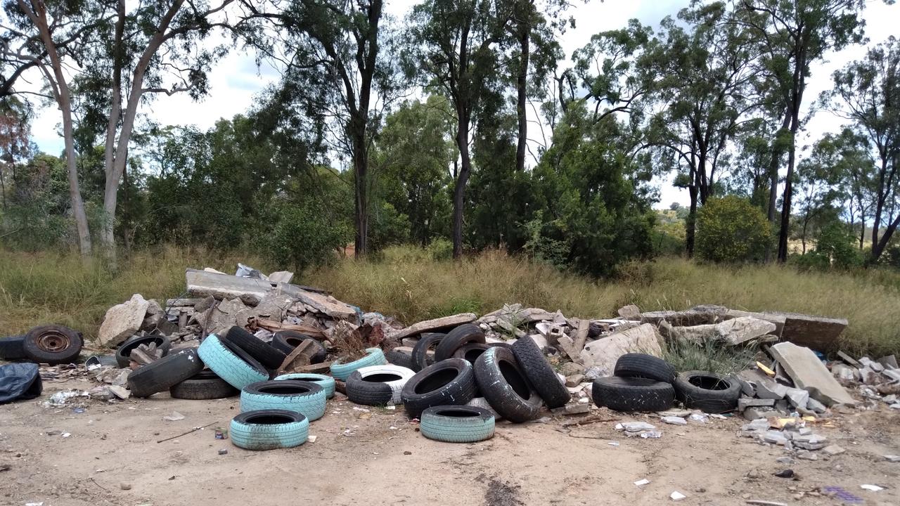 Illegal dumping in the South Burnett region.