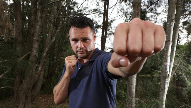 Daniel Geale pictured on Thursday. The former world champion is back training and would love the chance to take on Anthony Mundine. Picture: AAP