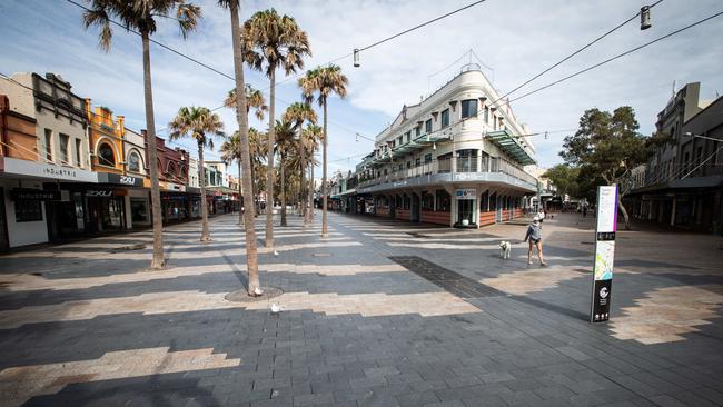 The Corso, the pedestrian mall between Manly Wharf and the surf beach. Deep Cao attacked three random strangers in, or near, The Corso on February 10. (AAP Image - Julian Andrews).