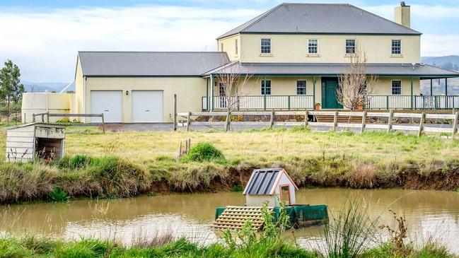 Daniel Duggan's former house in Tasmania.