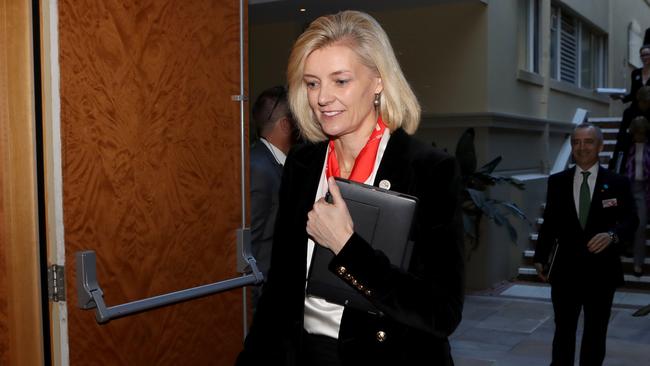 Catherine Brenner arrives at today’s Coca-Cola Amatil annual general meeting in Sydney. Pic: Hollie Adams