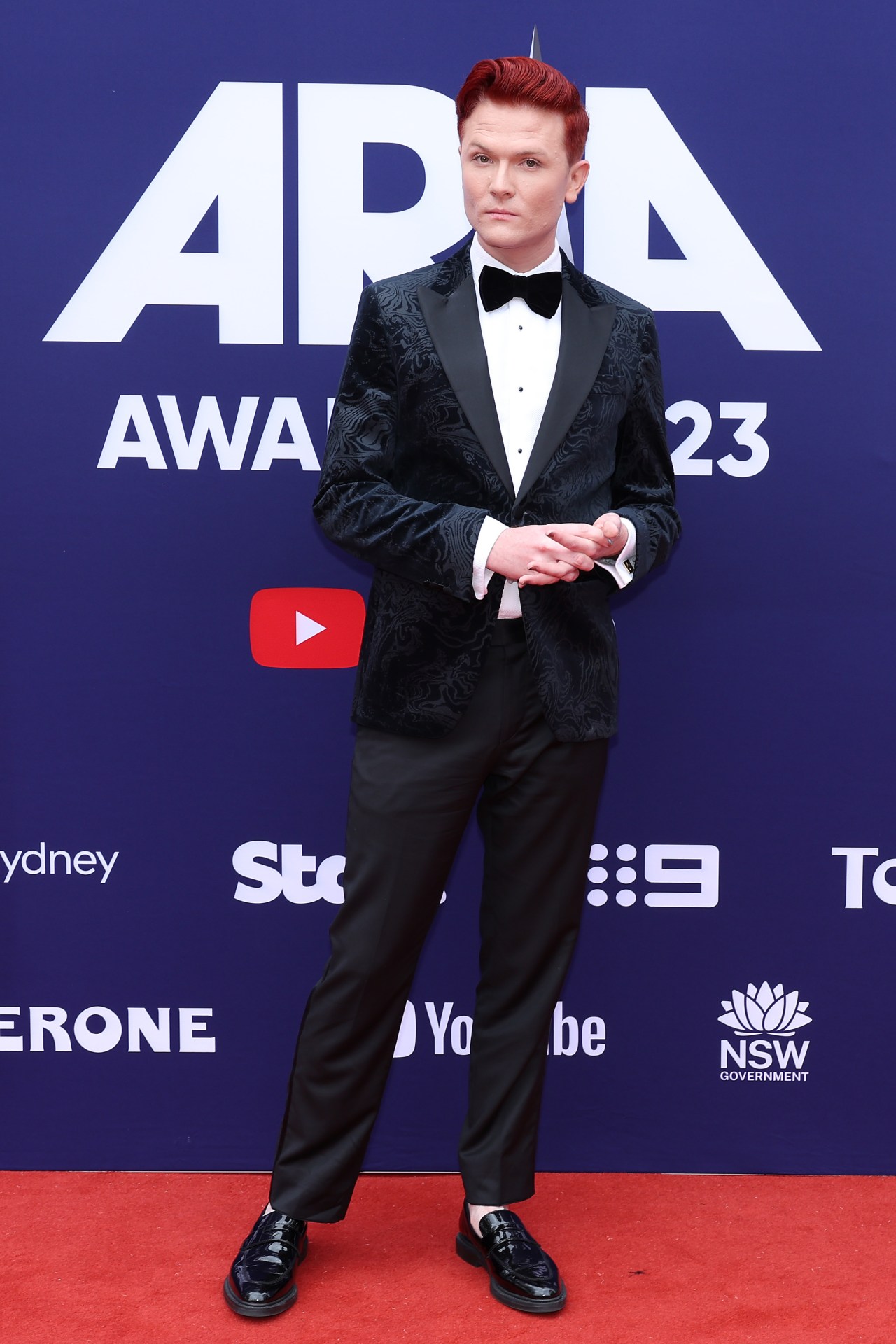 <p>Rhys Nicholson attends the 2023 ARIA Awards.</p>