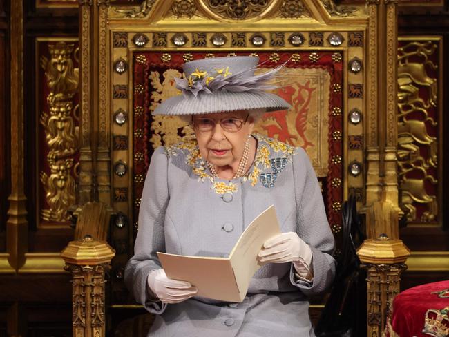 The Queen, seen at the opening of parliament in 2021, has pulled out of this year’s event. Picture: Chris Jackson/AFP