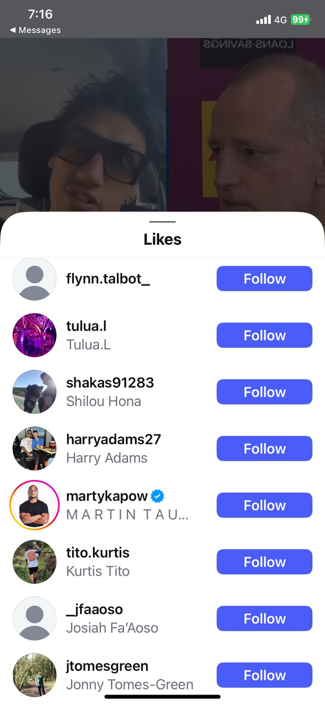 Marty Taupau liked Elijah Taylor’s critique of Michael Maguire.