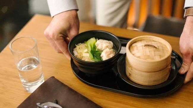 Food at The Wing is excellent - don't miss the Noodle Bar. Picture: Cathay Pacific