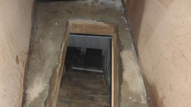 Firearms, an underground bunker and grow room were discovered during police raids in Longford. Picture: Tasmania Police