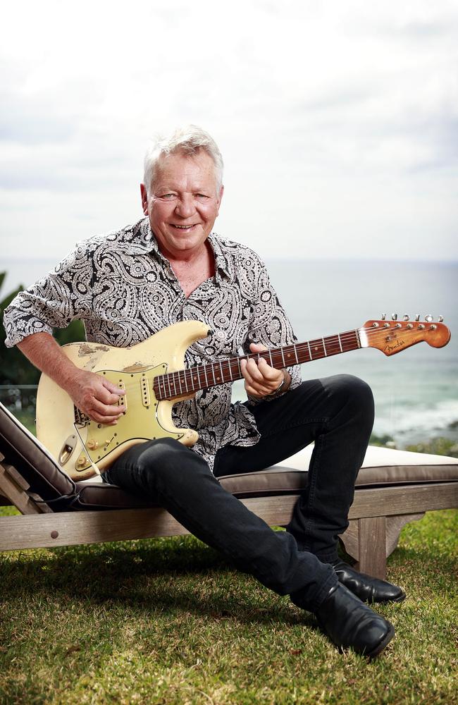 Icehouse frontman Iva Davies at home in Whale Beach. Picture: Tim Hunter.