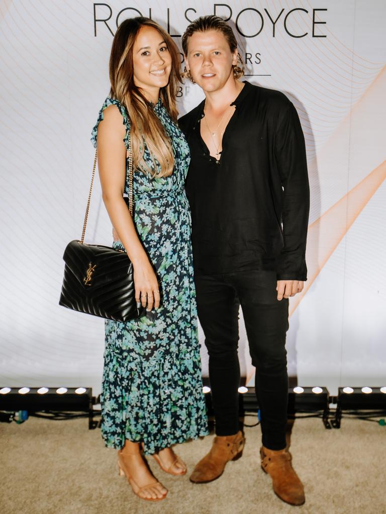 Jasmine Hingston and Conrad Sewell attend the Rolls-Royce Ghost Launch on 24th September 2020. Socials: Damien Anthony Rossi Pictures: Dino Renda