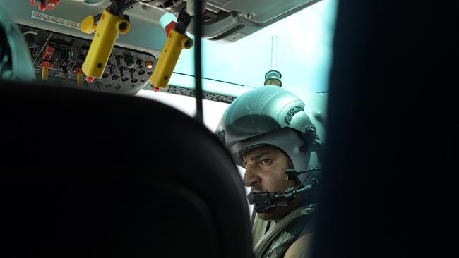 French Airforce fly media back to RAAF Darwin as part of Operation Kakadu. Picture: (A)manda Parkinson