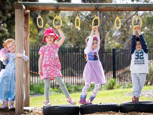 Students are introduced to Auslan from three-years-old in the school’s Early Education Program, with it being the first language they learn for some pupils. Picture: Mark Stewart