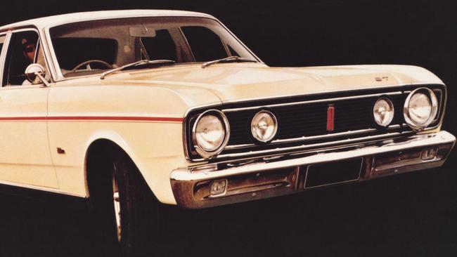 Too cool for school ... the 1968 XT Ford Falcon GT was a big seller.